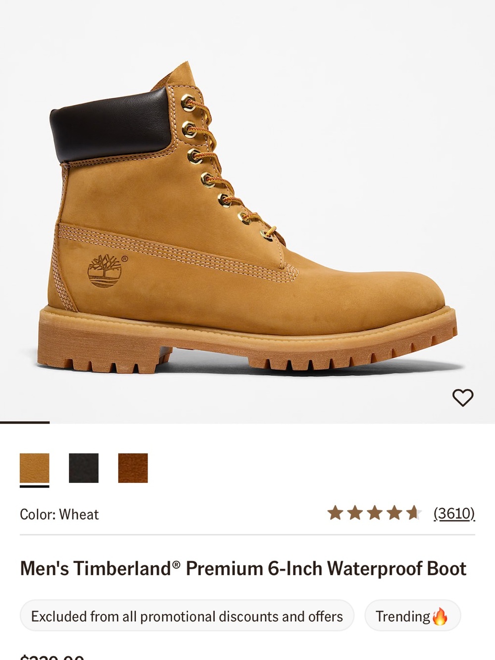 Timberland Men's Wheat Suede Work Boots - Tan/Brown